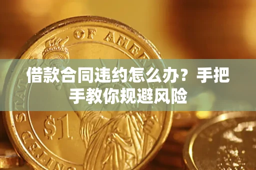 北京借款合同违约怎么办？手把手教你规避风险