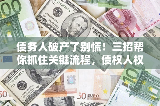 北京债务人破产了别慌！三招帮你抓住关键流程，债权人权益不再缩水