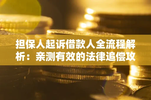 北京担保人起诉借款人全流程解析：亲测有效的法律追偿攻略