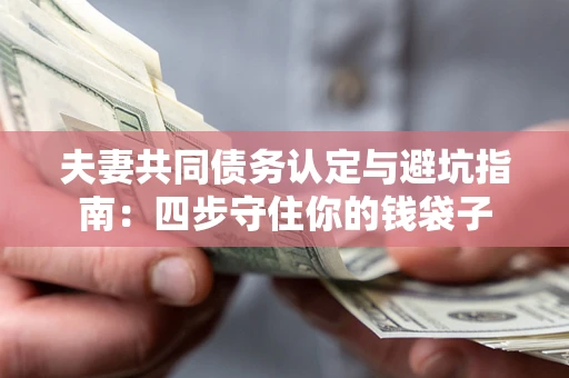 北京夫妻共同债务认定与避坑指南：四步守住你的钱袋子
