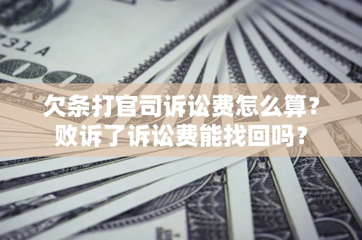 北京欠条打官司诉讼费怎么算？败诉了诉讼费能找回吗？