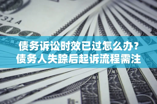 北京债务诉讼时效已过怎么办？债务人失踪后起诉流程需注意什么？
