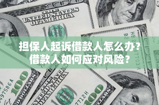 北京担保人起诉借款人怎么办？借款人如何应对风险？