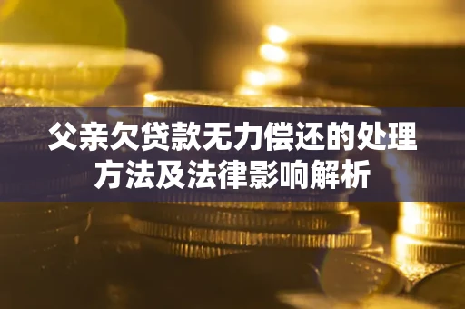 北京父亲欠贷款无力偿还的处理方法及法律影响解析
