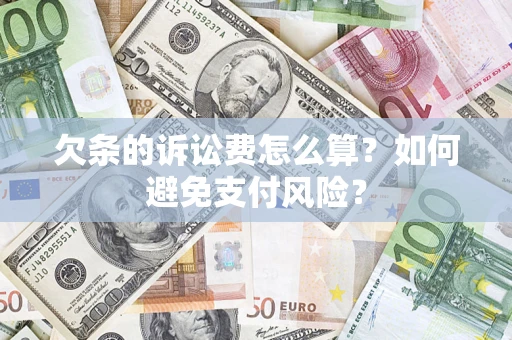 北京欠条的诉讼费怎么算？如何避免支付风险？